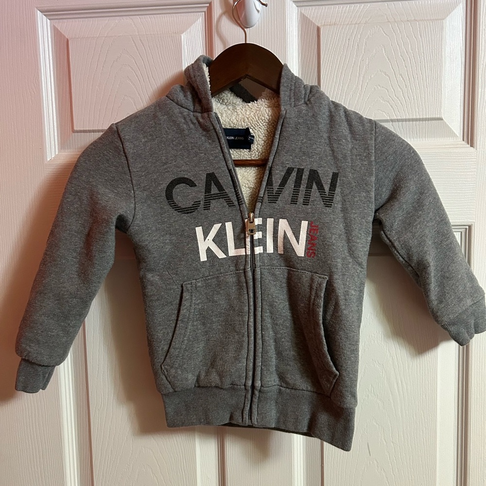 Calvin Klein Kids Charcoal Hoodie size 5